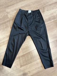 【美品】SISE／ポンチスラックス／ブラック 美品】SISE／ポンチスラックス／ブラック パンツ