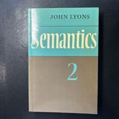John Lyons Semantics 2