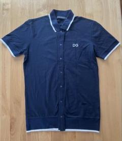 美品 D&G ドルチェ&ガッバーナ 総柄 ポロシャツ 48(M相当) 希少 DOLCE&GABBANA(ドルチェ&ガッバーナドルガバ) 総柄 グラフィック
