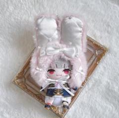 ぬい服 きぐるみ 10cm にじぱぺ ピンク うさぎ ぬい帽子