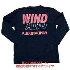 wind and sea ビッグロゴ ロンT 新品未使用 新品 未使用 タグ付き wind and sea ビッグロゴ ロングT Lサイズ