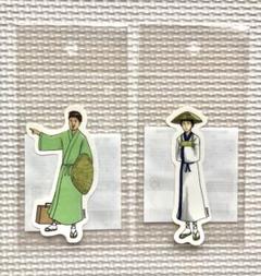 ギャグマンガ日和展　ステッカー　松尾芭蕉　河合曽良