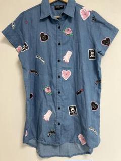 Lazy Oaf 雲柄フリースマフラー 青色 Lazy Oaf 雲柄フリースマフラー 青色