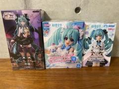 新品未開封　3点セット　初音ミク　プライズフィギュア　シナモロール　ラスカル