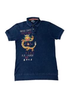 未使用！Polo Ralph Lauren 半袖　ポロシャツ　刺繍　和柄　L 2025年最新】Polo Ralph Lauren ポロシャツ 龍の人気アイテム