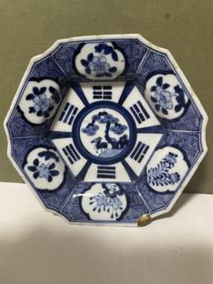 中国 時代染付字文碗 中国 時代染付字文碗