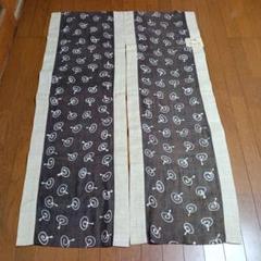 値下げします！手織　草木染　麻のれん