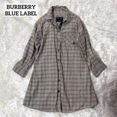 Burberryブラックレーベル　七部袖　チェック柄 BURBERRY BLACK LABEL バーバリーブラックレーベル チェック柄