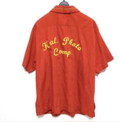 King Louie ボーリングシャツ　Mサイズ　アメカジ　イエロー　70s VINTAGE（ヴィンテージ）の「70's USA製 ビンテージ King Louie
