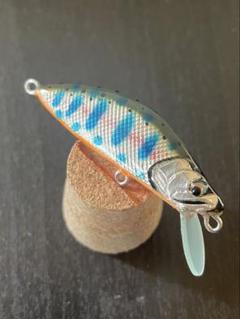 ハンドメイドバルサミノー　あお 渓流ハンドメイドバルサミノー45S kimama craft - メルカリ