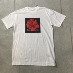 希少当時もの　80s 大丸　未使用半袖Tシャツ　湧永庭園　バラ　シングルステッチ