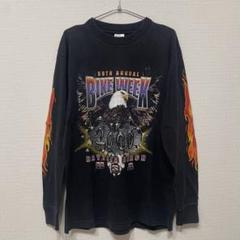 00s BIKE WEEK Y2K バイクウィーク 長袖 プリントTシャツ 00s 