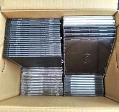 お値下げしました。DVD・CD・Blu-ray空ケース 黒と透明多数 　110枚