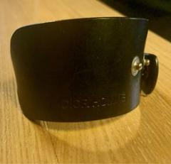 Dior Homme レザーバングル 蛇刻印 Hedi 箱あり ディオール オム レザートートバッグ シルバー金具 サファリ