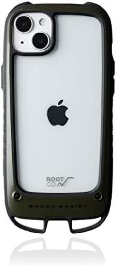 ケース カーキ ROOTCO. iPhone14Plus専用