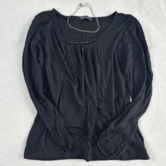 ケティ ketty◇ビーズ装飾カットソー Tシャツ ギャザートップス ウール M