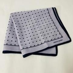 Pierre Cardin ビンテージ ハンカチ バンダナ ラベンダー ドットのサムネイル