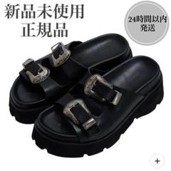MEDI WESTERN BUCKLE SANDALS