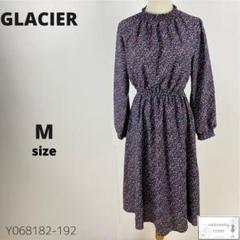 美品 GLACIER グラシア ハニーズ ロングワンピース 花柄 細見え M