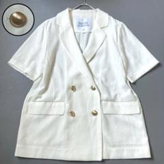 【MOMO☆SALE開催中¨̮♡︎】マイストラーダ　リネン半袖ジャケット MOMO☆SALE開催中¨̮♡︎様専用】マイストラーダ リネン半袖