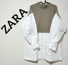 ZARAザラ レイヤードデザインのカジュアルトップス
