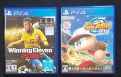 PS4 ウィニングイレブン2016 PS4実況パワフルプロ野球2016