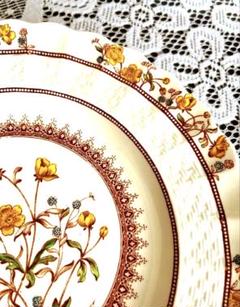 2175様感謝‼️英国Spode『バターカップ』限定製作大皿England1客元箱 2176様感謝‼️スポード英国『バターカップ』限定製作大皿