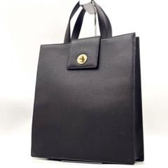 【美品】BVLGARI ブルガリ ターンロック ショッパー トートバッグA4◎ 美品】BVLGARI ブルガリ ターンロック ショッパー トートバッグ