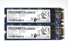 2個セット/SanDisk SSD X600 M.2 2280 128G/中古品
