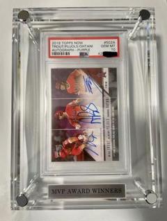 PSA10 トラウト・大谷 ・プホルス　直書き直筆サイン　topps now