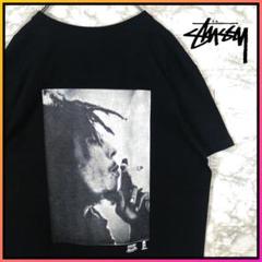 ✩希少✩stussy ボブ・マーリーコラボ  Tシャツ STUSSY】ボブ・マーリー コラボ Tシャツ 黒 (新品未使用タグ付き