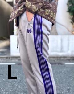 needles トラックパンツ グレー パープル L 03サイズ○179