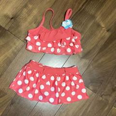 【美品】女の子 セパレート水着 100cm