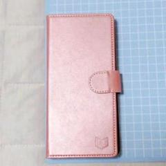 Xperia/1IV-PU-jpローズゴールド 手帳型ケース