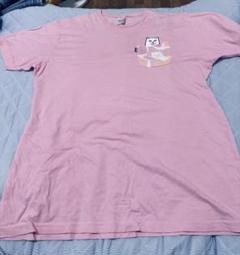 RIPNDIP 猫ポケット Tシャツ XL ピンク
