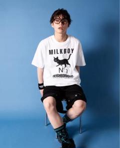 NEIGHBORHOOD x MILK BOY Tee M MILK - メルカリ