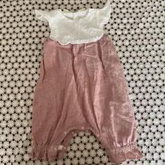 天使のサルエルロンパース　80 カバーオール　半袖