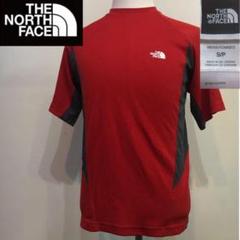 ノースフェイス◆スポーツ ウェア シャツ TEE レッド Sサイズ