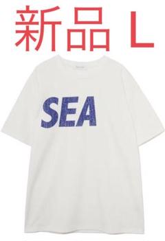 【新品未使用】WIND AND SEA 定番人気ロゴ Tシャツ XL 半袖 WIND AND SEA ウィンダンシー 蛍光 ロゴ プリント Tシャツ 半袖