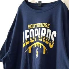 ギルダン レオパード サウス RIDGE TシャツXL ネイビー 紺色 古着