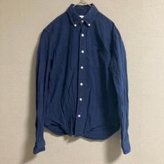 【gap】シャツ　長袖　ポケット　シンプル　オシャレ　カジュアル　デニムブルー