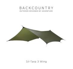 バックカントリー　BACKCOUNTRY Sil-Tarp 3wing タープ BACKCOUNTRYバックカントリー】 Sil-Tarp3 シルターフ3 四角