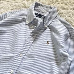RALPH LAUREN ストライプシャツ オクスフォード カラフルポニー 6
