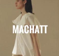 machatt マチャット　オーバーカラーブラウス　ホワイトのサムネイル