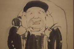 真作/（画）慈/（賛）朴山人/大黒神画賛/桐共箱付/布袋屋掛軸HI-660 真作/（画）慈/（賛）朴山人/大黒神画賛/桐共箱付/布袋屋掛軸HI