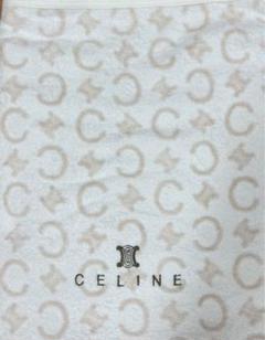 美品未使用　CÉLINE セリーヌ　高級シルク毛布 140cm×200cm　ロゴ 特別セール品】 美品未使用 CÉLINE セリーヌ 高級シルク毛布