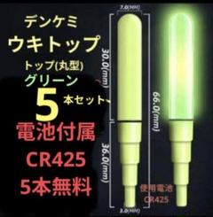 ウキトップ 丸型 電気ウキ 竿先ライト CR425 高輝度LED 225のサムネイル