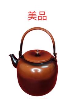 美品】茶道具 水次 水注 腰黒やかん 利休形 - メルカリ