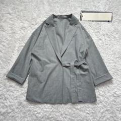 【新品タグ付き】アルアバイル　リネンストレッチサイドノットジャケット M 近年