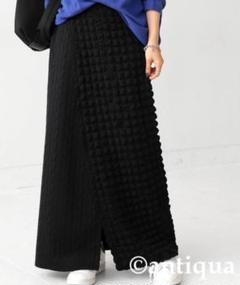 antiqua　アンティカ　タイトスリットスカート　BLACK